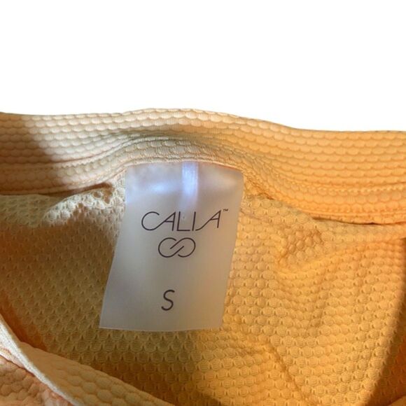 Calia Bubble Mesh Long Sleeve Tee Ripe Boysenberry Size Small - Picture 10 of 10